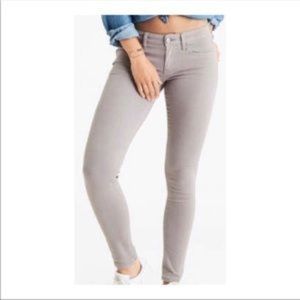 American Eagle gray stretch corduroy jegging EUC